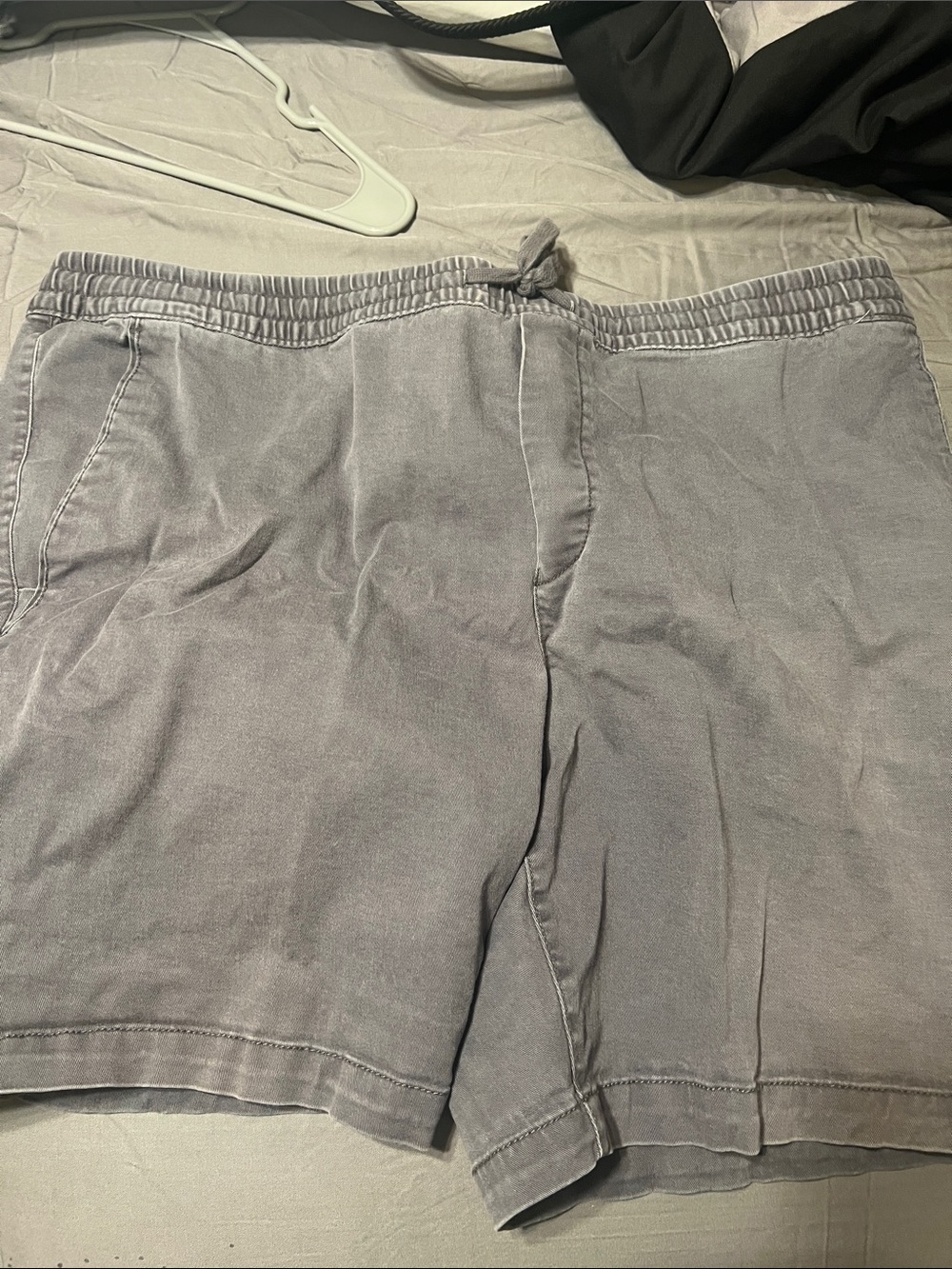George Men's Gray Athletic Shorts with Elastic Drawstring